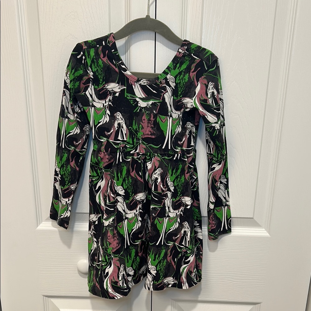 Disney Maleficent & Aurora Kids Long Sleeve Dress